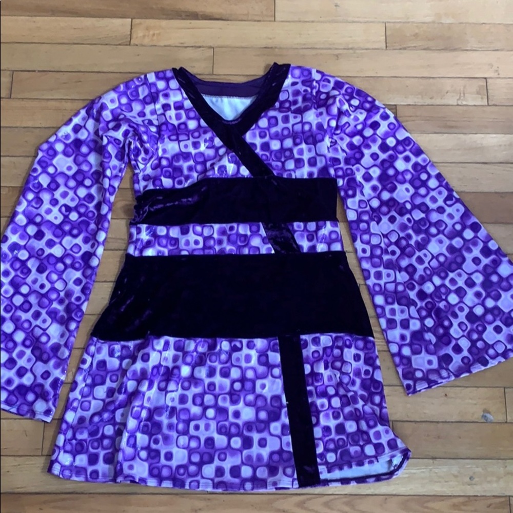Purple Hippy Tunic Costume dress - Size Large